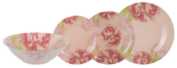 Сервіз столовий Luminarc PASTEL PINK, 19 пр