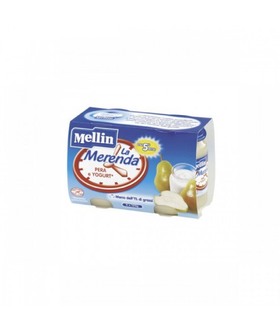Йогурт Mellin Pera e Yogurt від 6 міс. 2х120гр