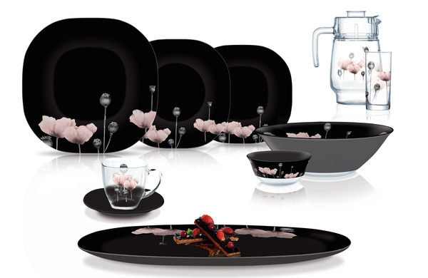 Сервіз столовий LUMINARC CARINE ANGELIQUE, 46 предметів N8124