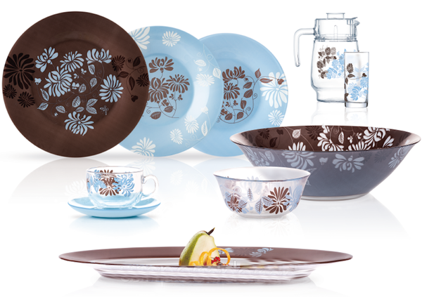 Сервіз LUMINARC TAMAKO BROWN, 46 предметів N4827