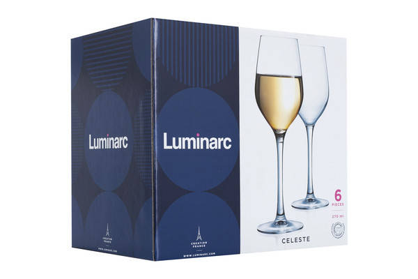 Набір келихів для вина Luminarc Селест 6 шт х 270 мл L5830/1, фото 3