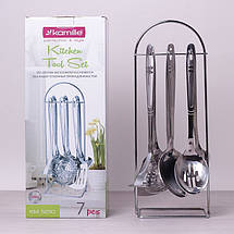 Набір кухонного приладдя Kamille 6 предметів у комплекті з підставкою KM-5230, фото 3