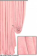 Тканина мікровелюр Пальміра артикул 425042 рожевий для штор римської штор покривал