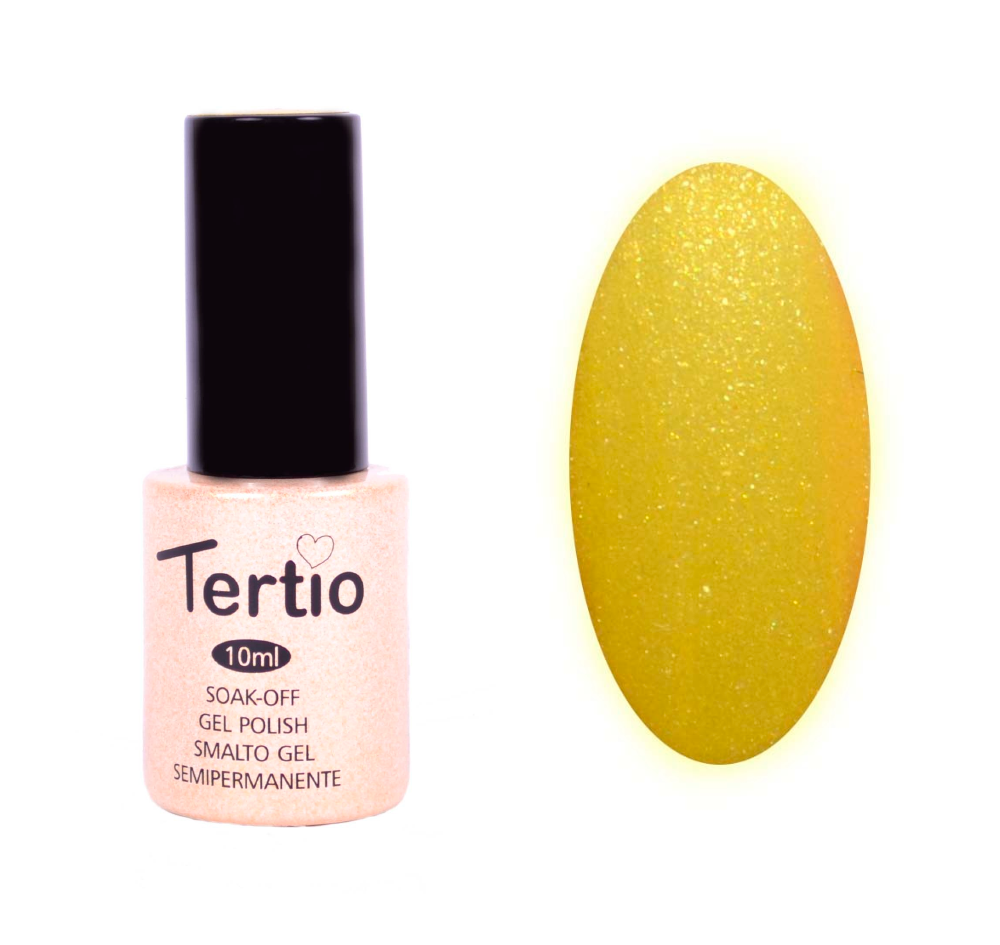 Гель-лак No062 Tertio, Перламутрово-жовтий