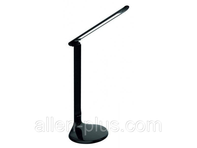 Настільна лампа світлодіодна Luxel TL-01B, 220-240V, 10 W, IP20, нічник, чорна