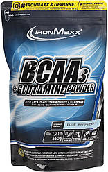 Амінокислоти IronMaxx BCAAs + Glutamine Powder 500 g