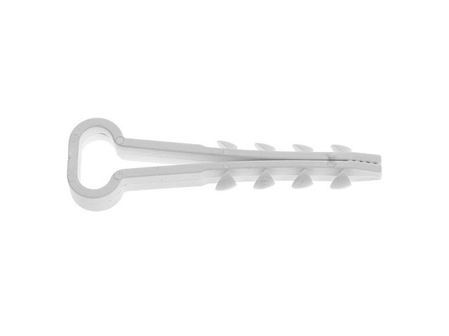 Дюбель-ялинка 6 мм для плоского кабелю (100 шт.), фото 1