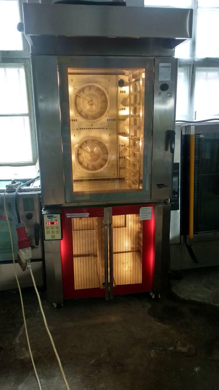 Піч конвекційна Wiesheu Euromat B8 E2 IS 600 8/10 з оригінальною розстойкою