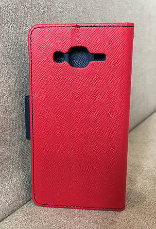 Чохол-книжка Goospery для Samsung Galaxy J1 2016 (моделі j120) Red, фото 2