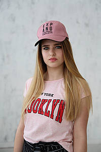 Футболка Brooklyn рожева