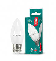 LED-лампа TITANUM C37 5W E27 4100 K 220 V (гарантія 1 рік)