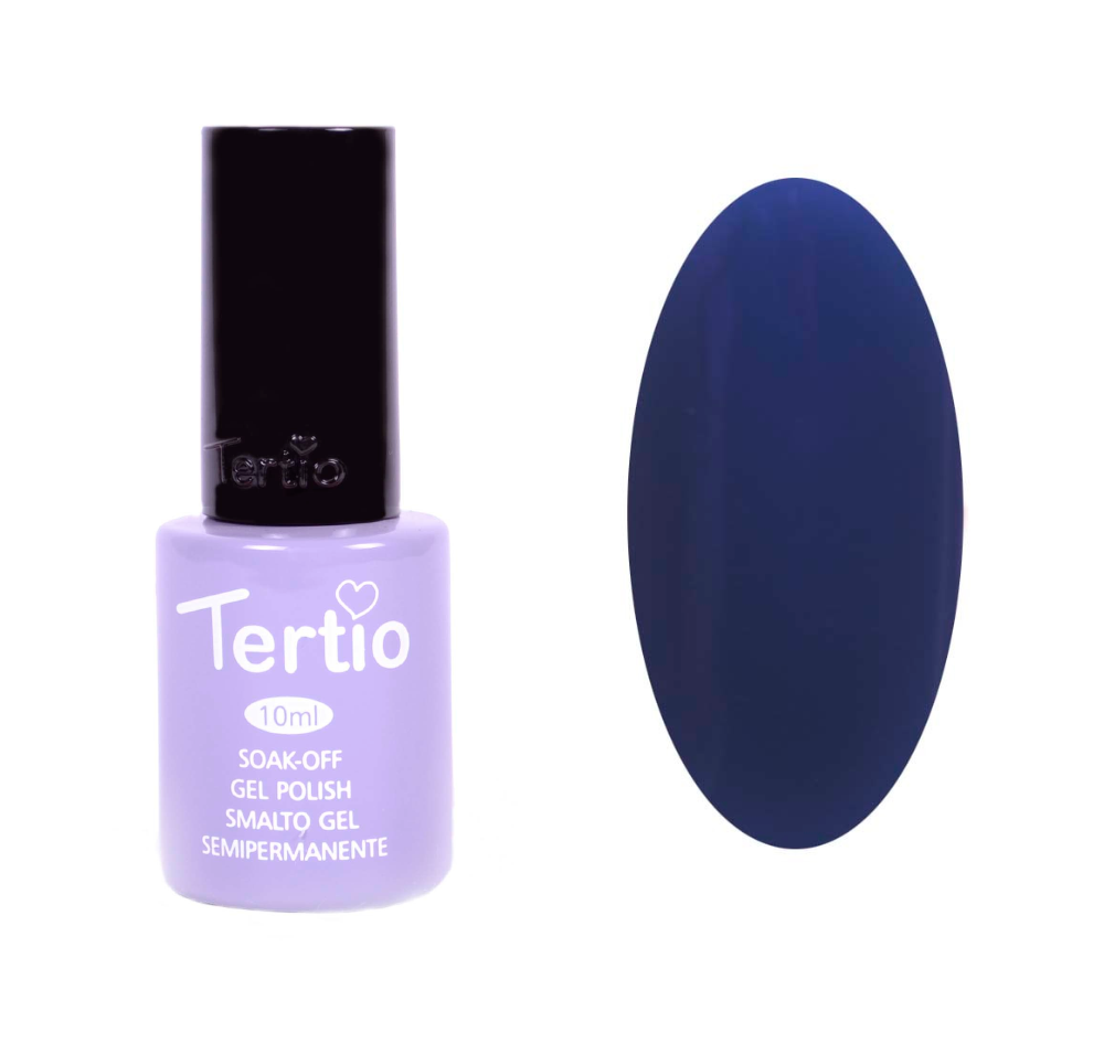 Гель-лак No120 Tertio, Сіро-синій