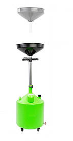 Установка для зливу масла пластикова (75л) G. I. Kraft HDP-75