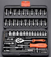 Профессиональный набор инструментов 46 предметов 1/4" Harden Tools 510346