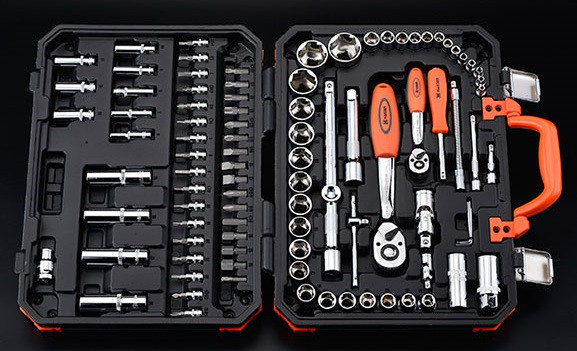 Професійний набір інструментів 1/2" і 1/4", 94 пр. Harden Tools 510694