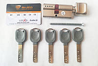 RB-LOCKS P 62 (31×31Т) ключ/тумблер никель (Израиль)