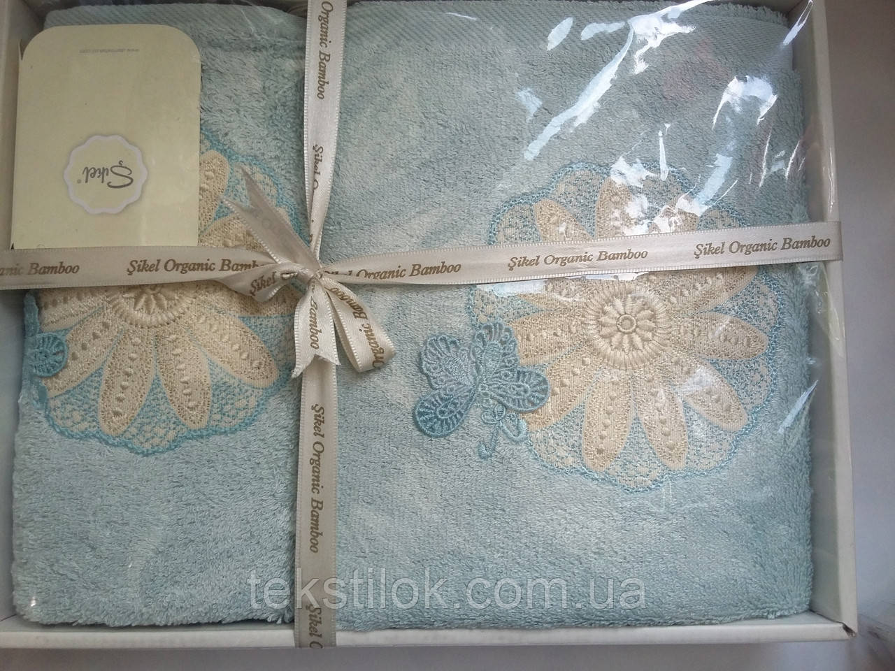 Набір рушників 50*90 70*140 см бамбук 2 шт Sikel, фото 1