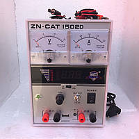 Блок питания с стрелочной и цифровой индикацией ZN.CAT 1502D 15 вольт 2 ампера