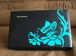 Вінілові наклейки " Метелик на квіточці " 20х30 см