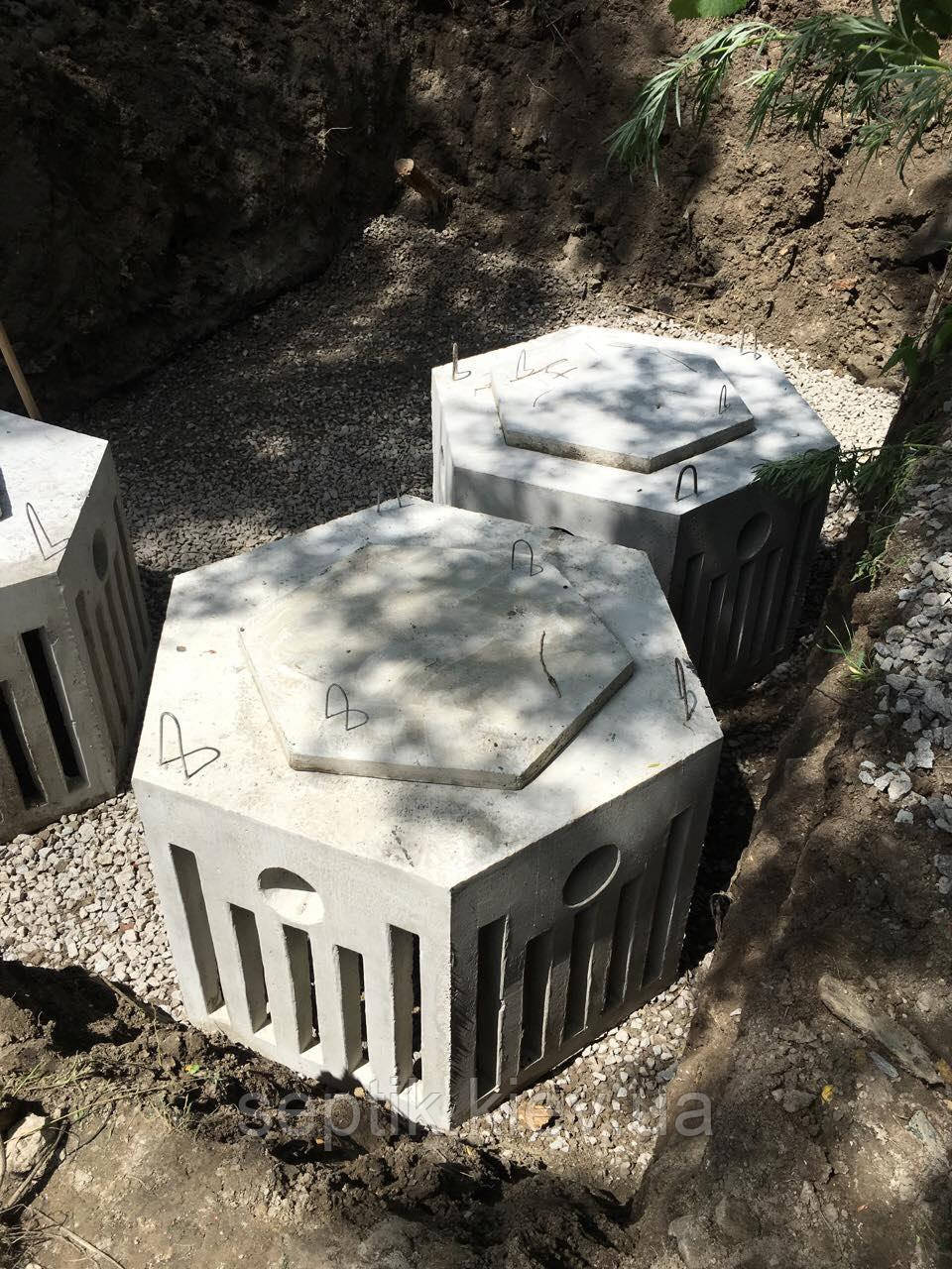 Установка зливової каналізації ділянки