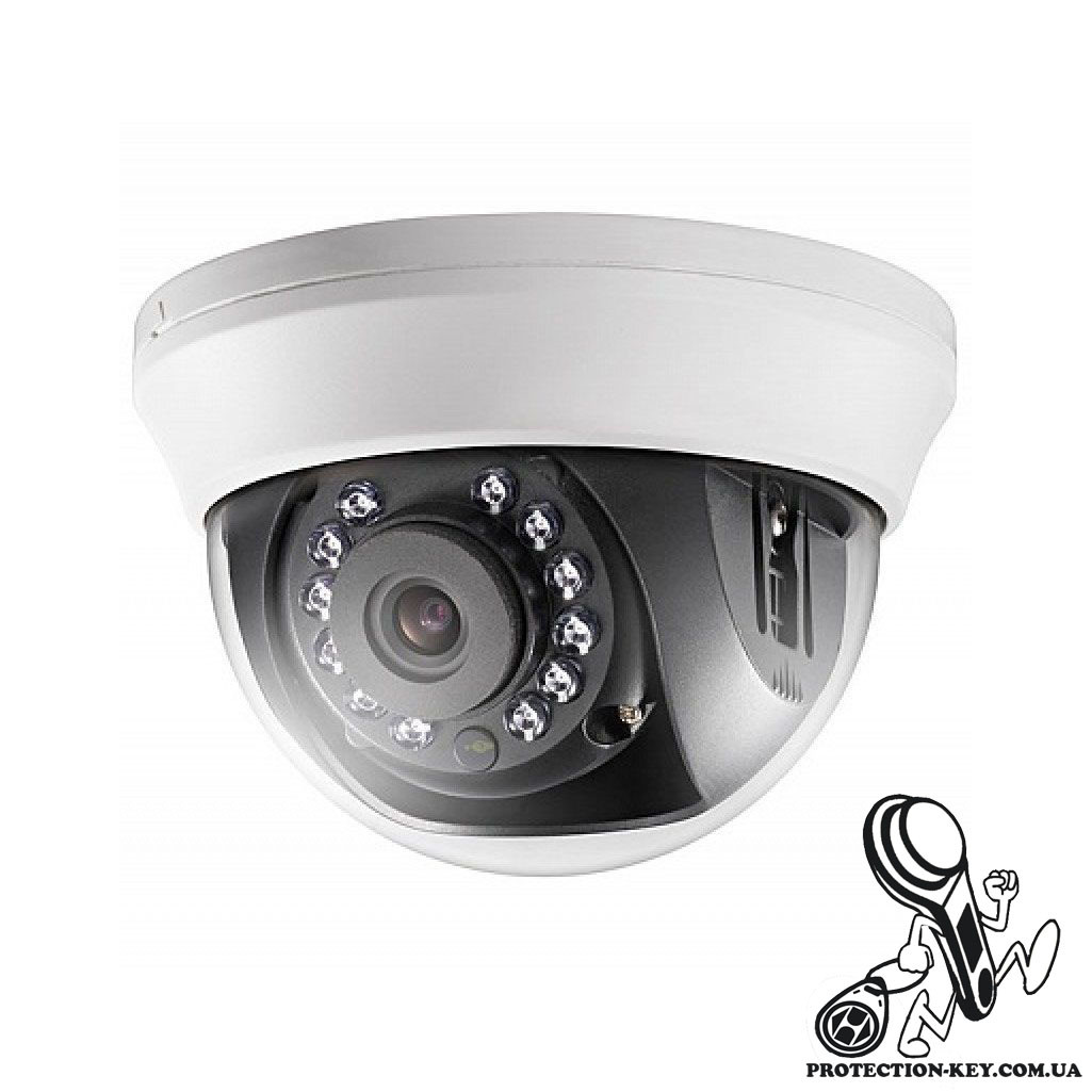 Відеокамера внутрішня Turbo HD 2 Мп мультиформатна DS-2CE56D0T-IRMMF (2.8мм)