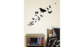 Наклейки вінілові " Метелики на стіну " 60х60 см