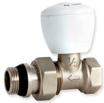 Кран для радіатора прямий 1/2" подача ASCO Armatura, фото 1