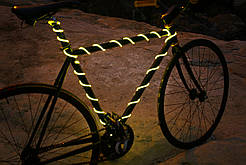 Підсвітка для велосипеда — Яскравим неоновим дротом 2,3 мм.