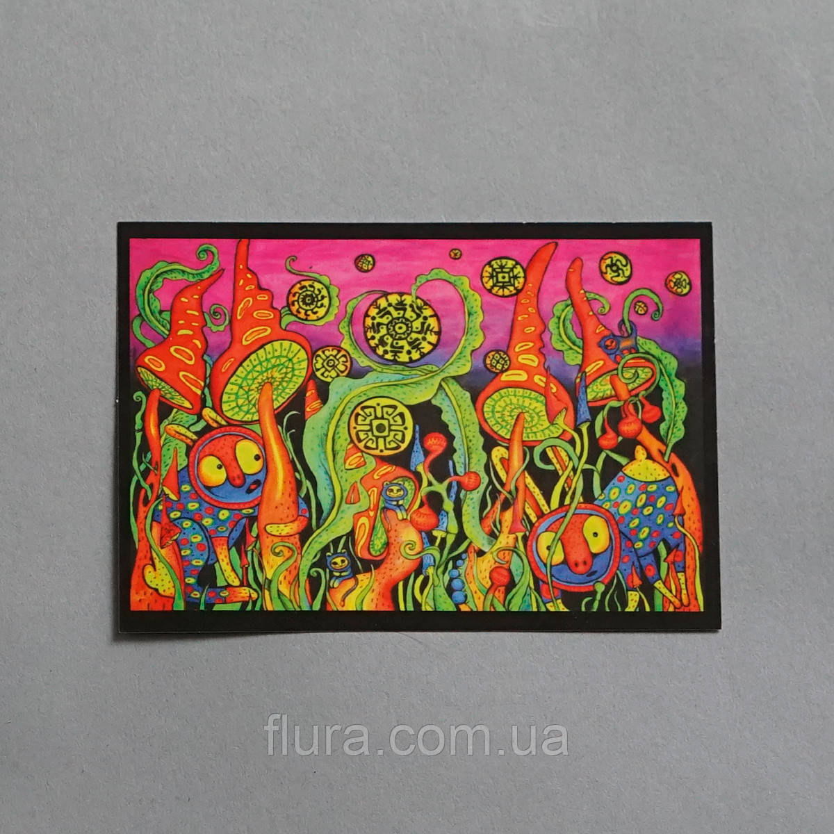 Стикер Fluranet ( авторська наклейка, репродукція картини Nita Kravets)