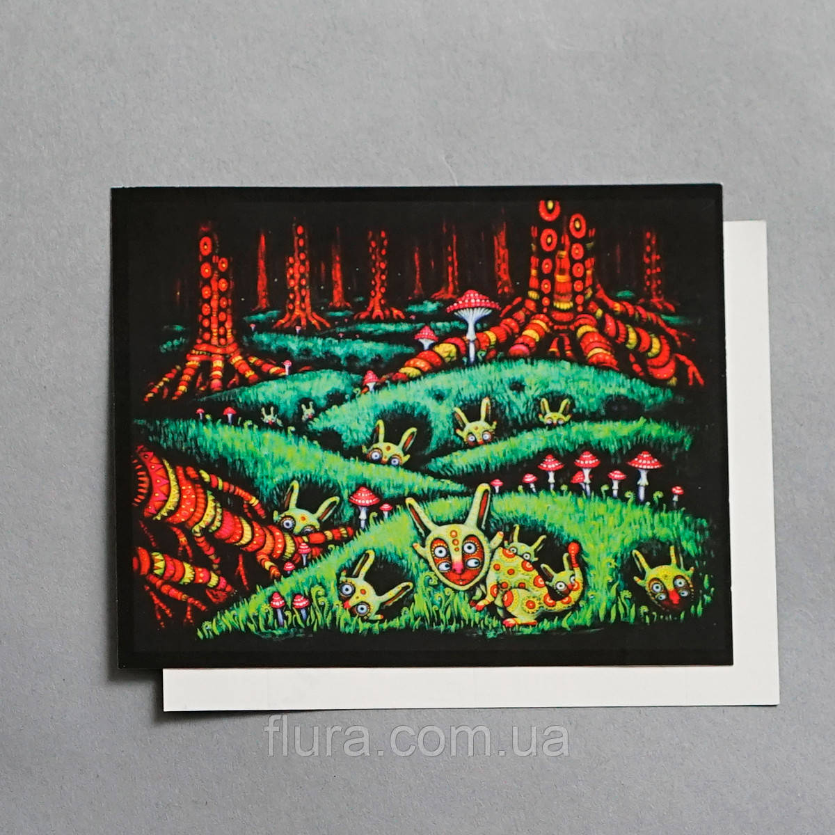 Стикер Fluranet ( авторська наклейка, репродукція картини Nita Kravets)