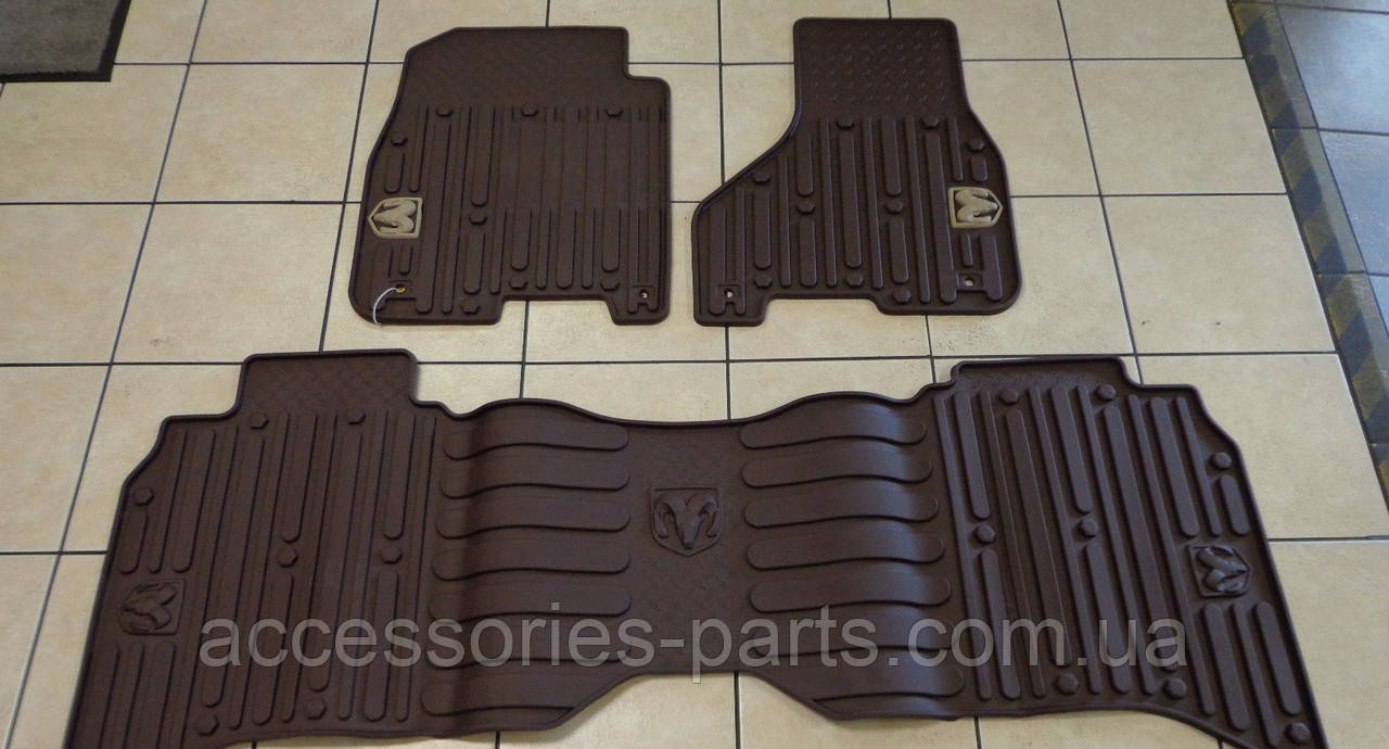 Килимки в салон гумові Dodge Ram 1500-3500 2013-2018 Нові Оригінальні , фото 1