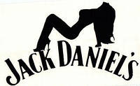 Виниловые наклейки " Jack Daniel`s " 26х40 см