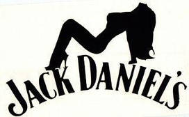 Вінілові наклейки " Jack Daniel`s " 26х40 см