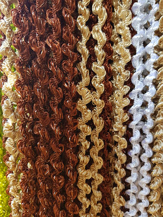 Штори нитки спіралі, локшина об'ємна, фото 2