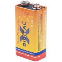 Батарейка 9V крона X-DIGITAL LONGLIFE 6F22, фото 1