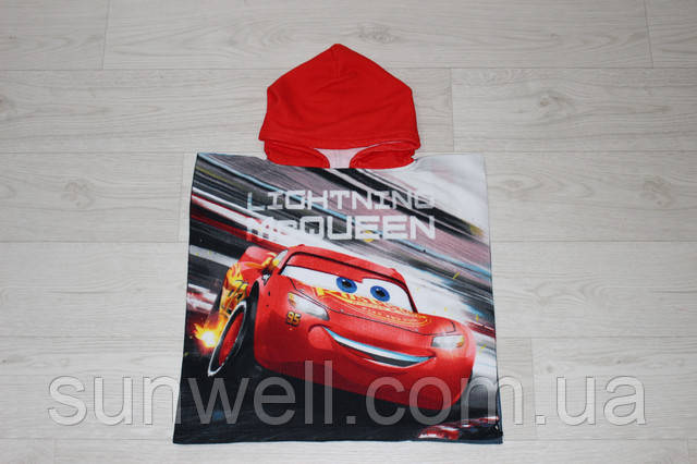 пляжное пончо Disney Pixar Cars McQueen