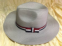 Шляпа мужского стиля стального цвета