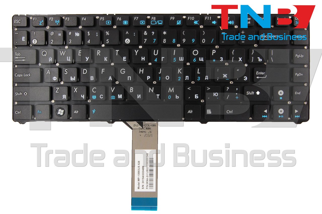 Клавіатура Asus Eee PC 1201K 1201N ГОРИЗ ENTER
