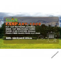 Намет Green Camp 1009 4-х місна. 2-х шарова. З тамбуром, фото 6
