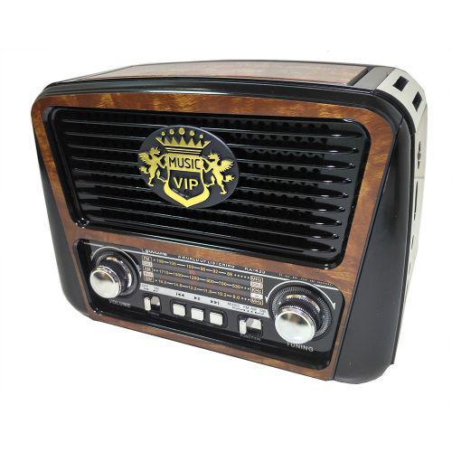 Радіоприймач колонка MP3 Golon RX-435 Wooden