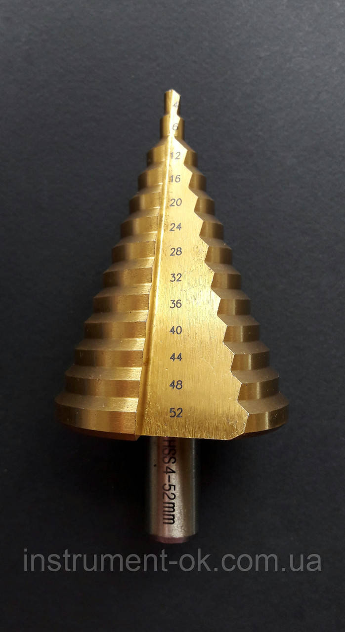 Свердло по металу ступеневу 4-52 мм