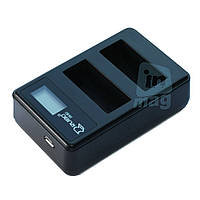 LCD Зарядное устройство USB для 2-х батарей Canon LP-E8