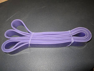 Гума для підтягувань (стрічка опору фіолетова POWER BANDS M 15-45 кг), фото 2
