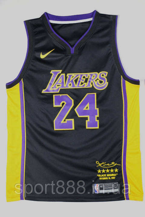 Мужская майка Los Angeles Lakers NBA Kobe Bryant №24(Коби Брайант