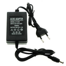 Блок живлення (адаптер) 12V 2A 24W у пластиковому корпусі