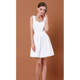 Плаття літнє серце з відкритою спиною