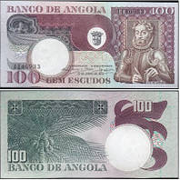 Ангола / Angola 100 Escudos 1973 Pick 106 UNC