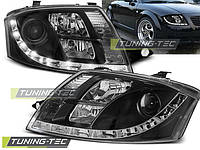 Передние фары LED тюнинг оптика Audi TT 8N черные