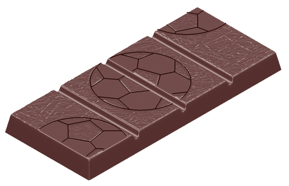 Форма для шоколаду Футбол 114х50х9,5 мм Chocolate World 1620 CW