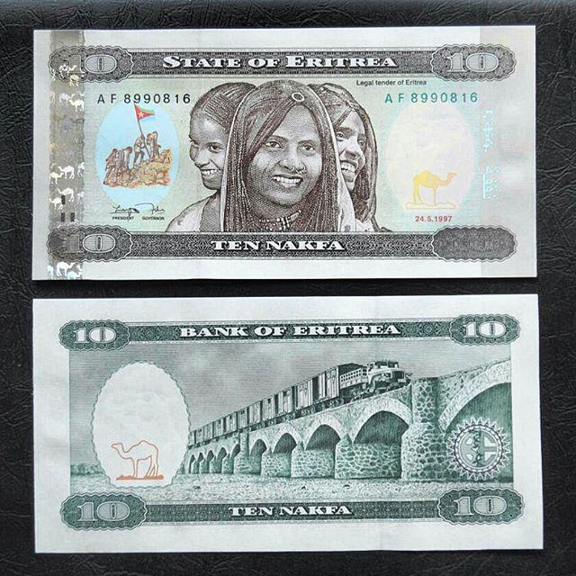 Еритрея / Eritrea 10 Nakfa 1997 Pick 3 UNC